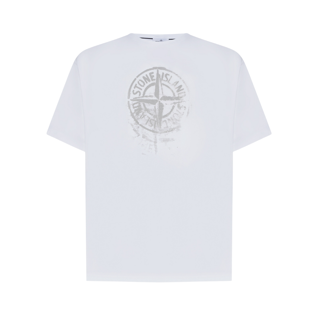 SS24 Reflective print logo cotton t-shirt – O-LAS